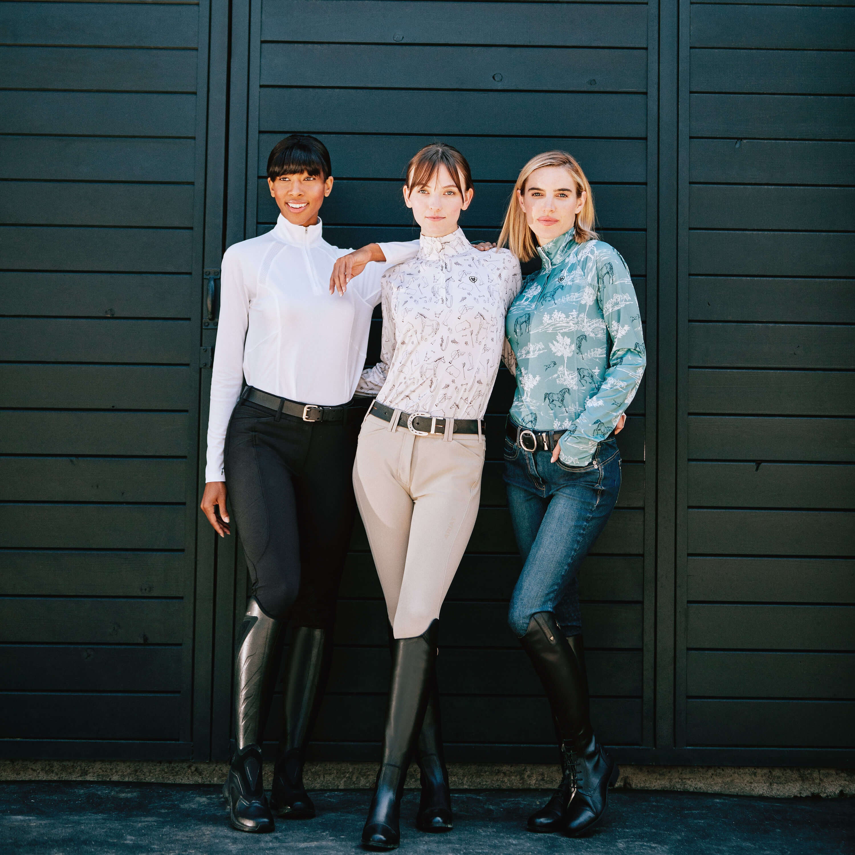 Ariat Halo Denim Knee Patch Breech Women|Trends