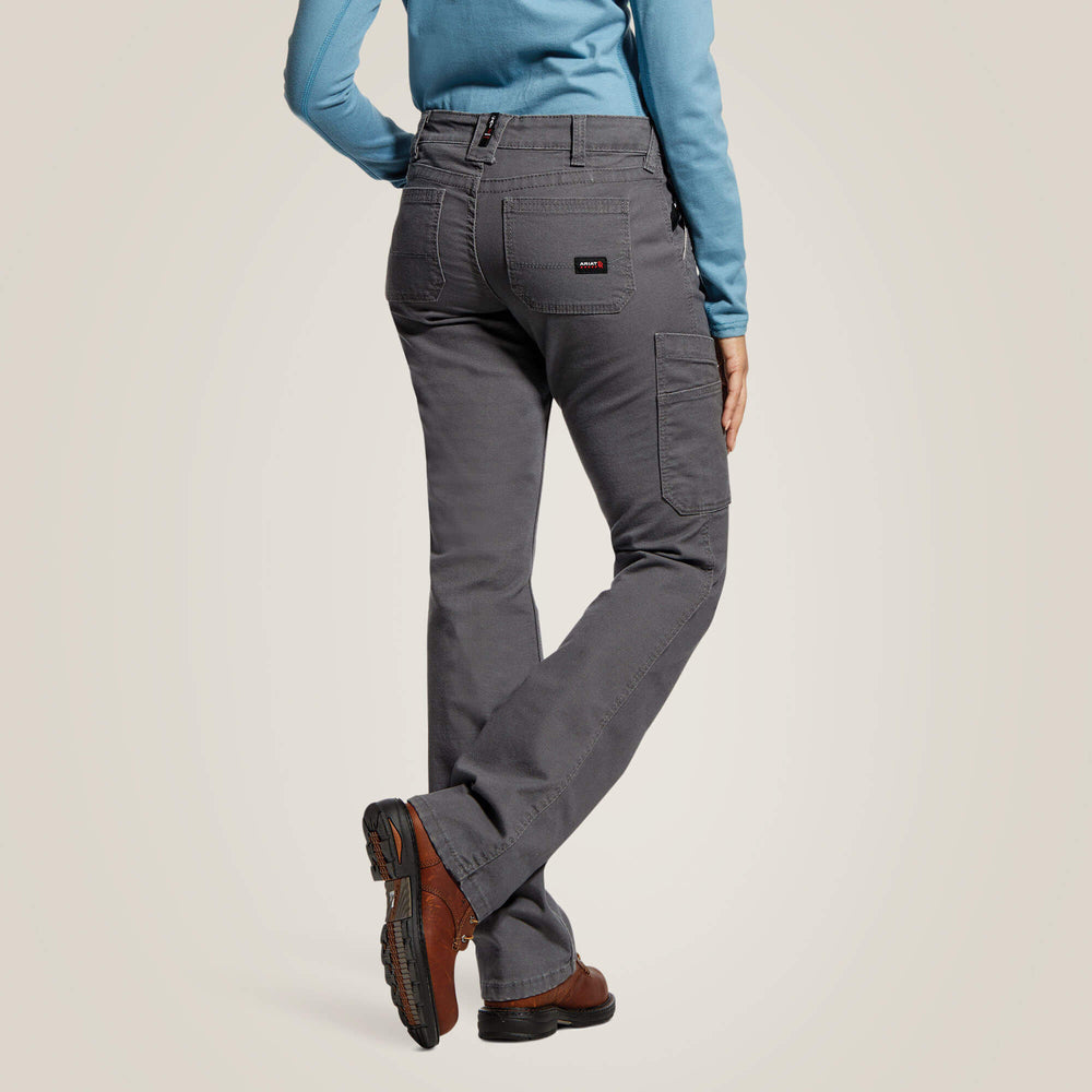 Ariat FR Stretch DuraLight Canvas Stackable Straight Leg Pant Women