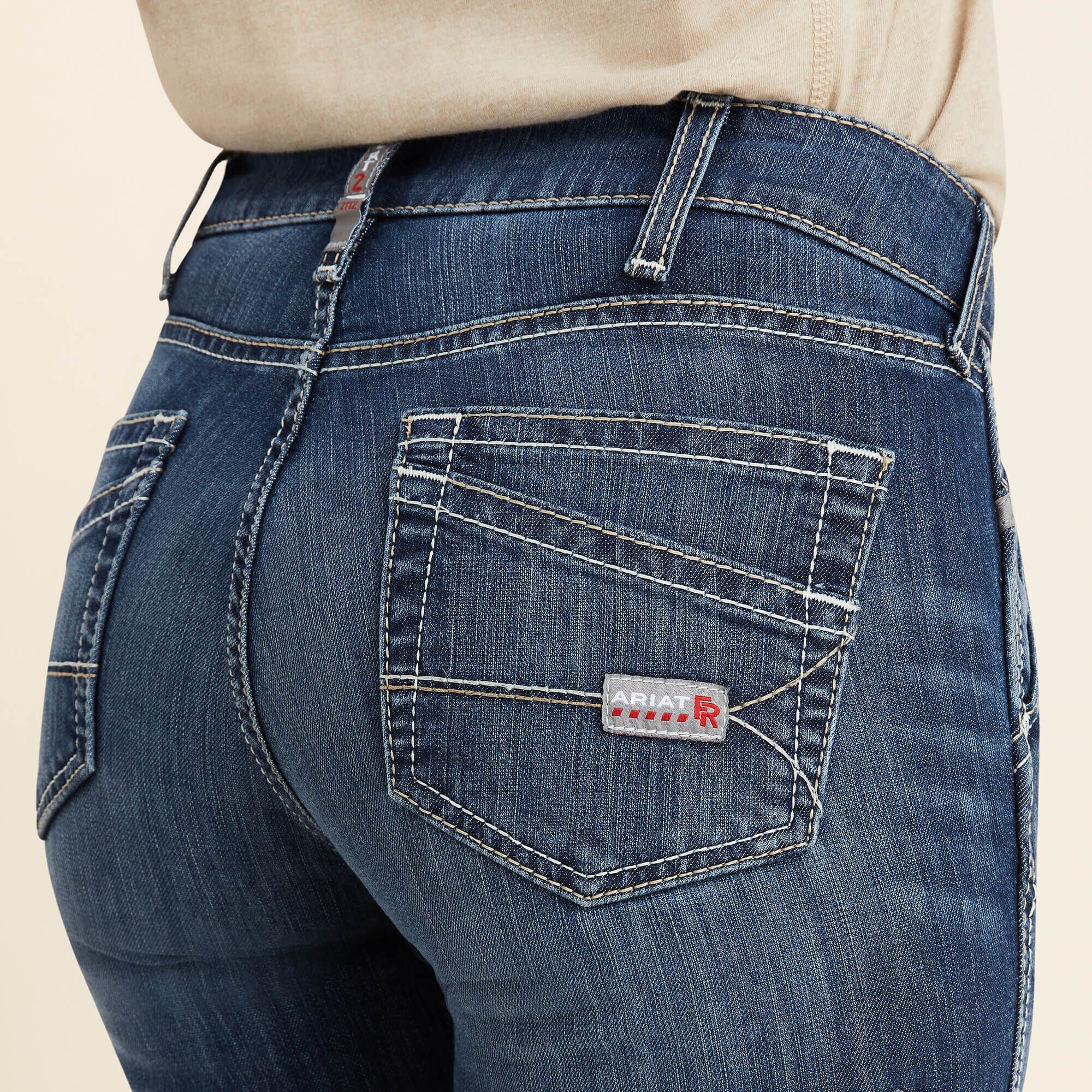 Ariat FR Perfect Rise DuraLight Stretch Cell Phone Pocket Straight Jean Women