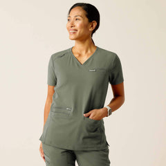 Ariat Clara 6 Pocket Scrub Top Women