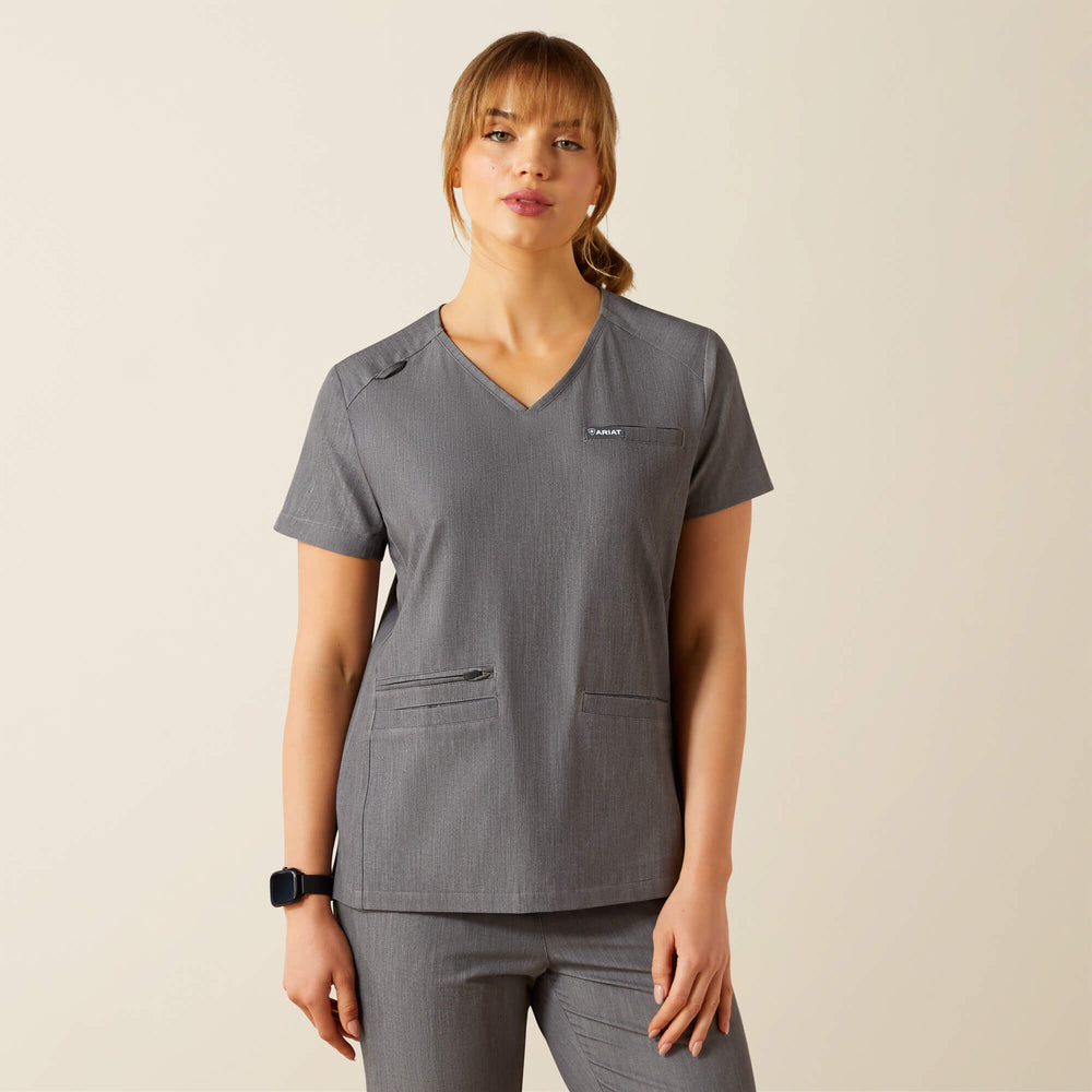 Ariat Clara 6 Pocket Scrub Top Women
