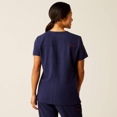 Ariat Clara 6 Pocket Scrub Top Women