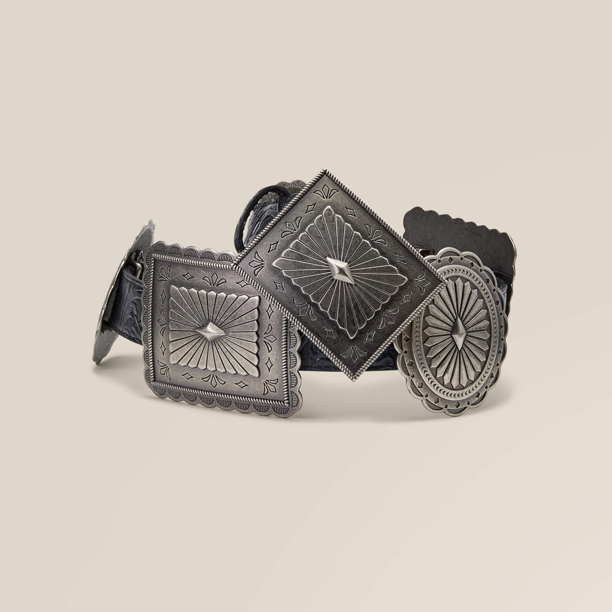 Ariat Oval and Rectangle Concho Belt Women