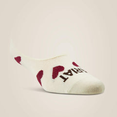 Ariat No Slip No Show Sock 2 Pair Multi Color Pack Women