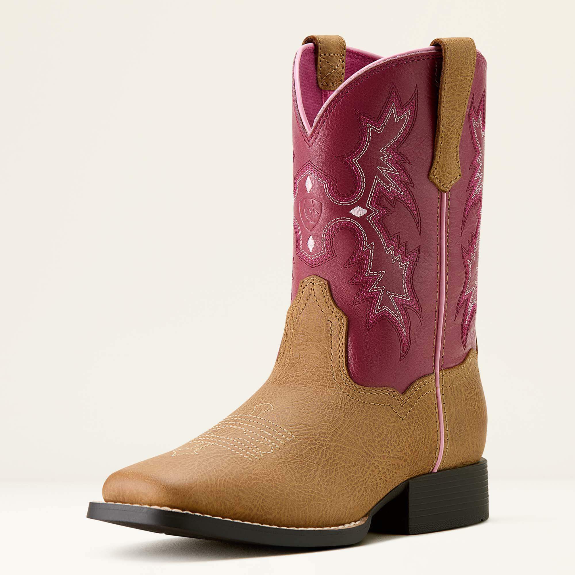 Ariat Tombstone Wide Square Toe Western Boot Kids