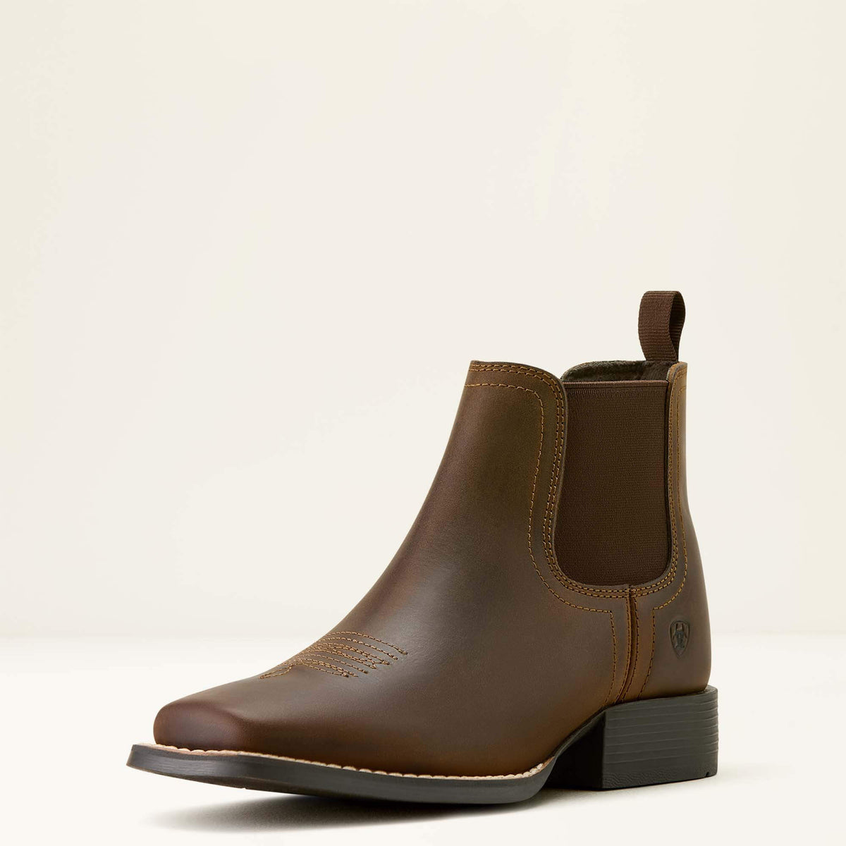 Ariat Booker Chelsea Wide Square Toe Western Boot Kids
