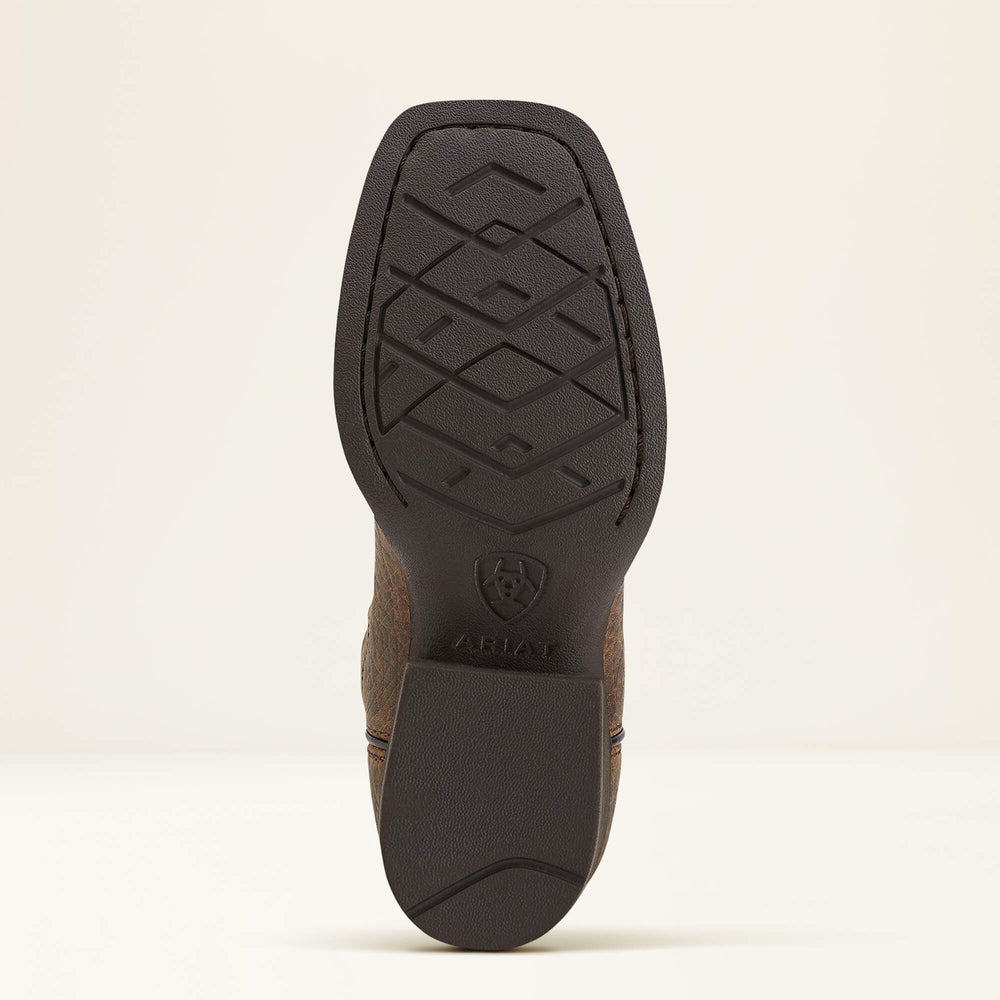 Ariat Tombstone Wide Square Toe Western Boot Kids