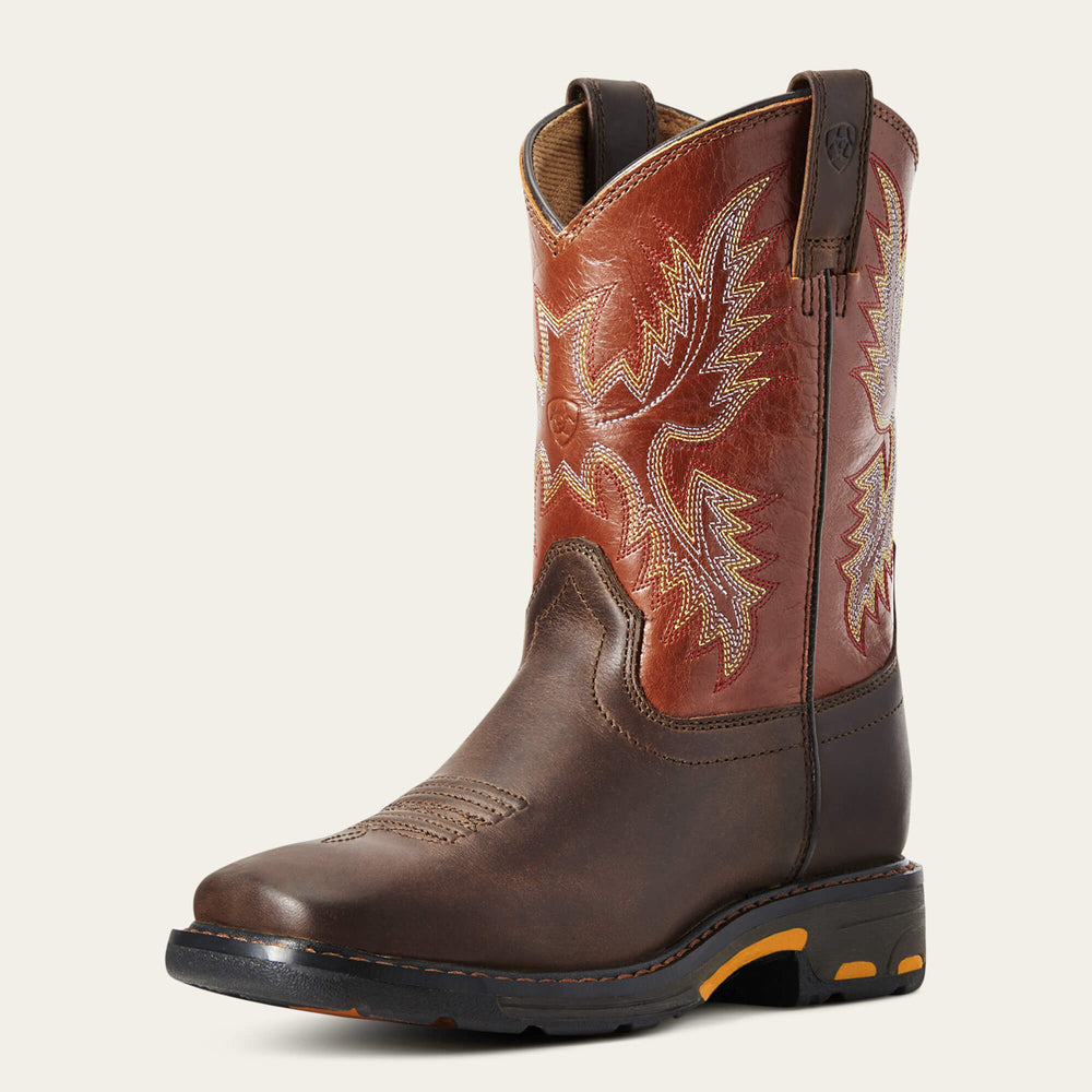 Ariat WorkHog Wide Square Toe Boot Kids