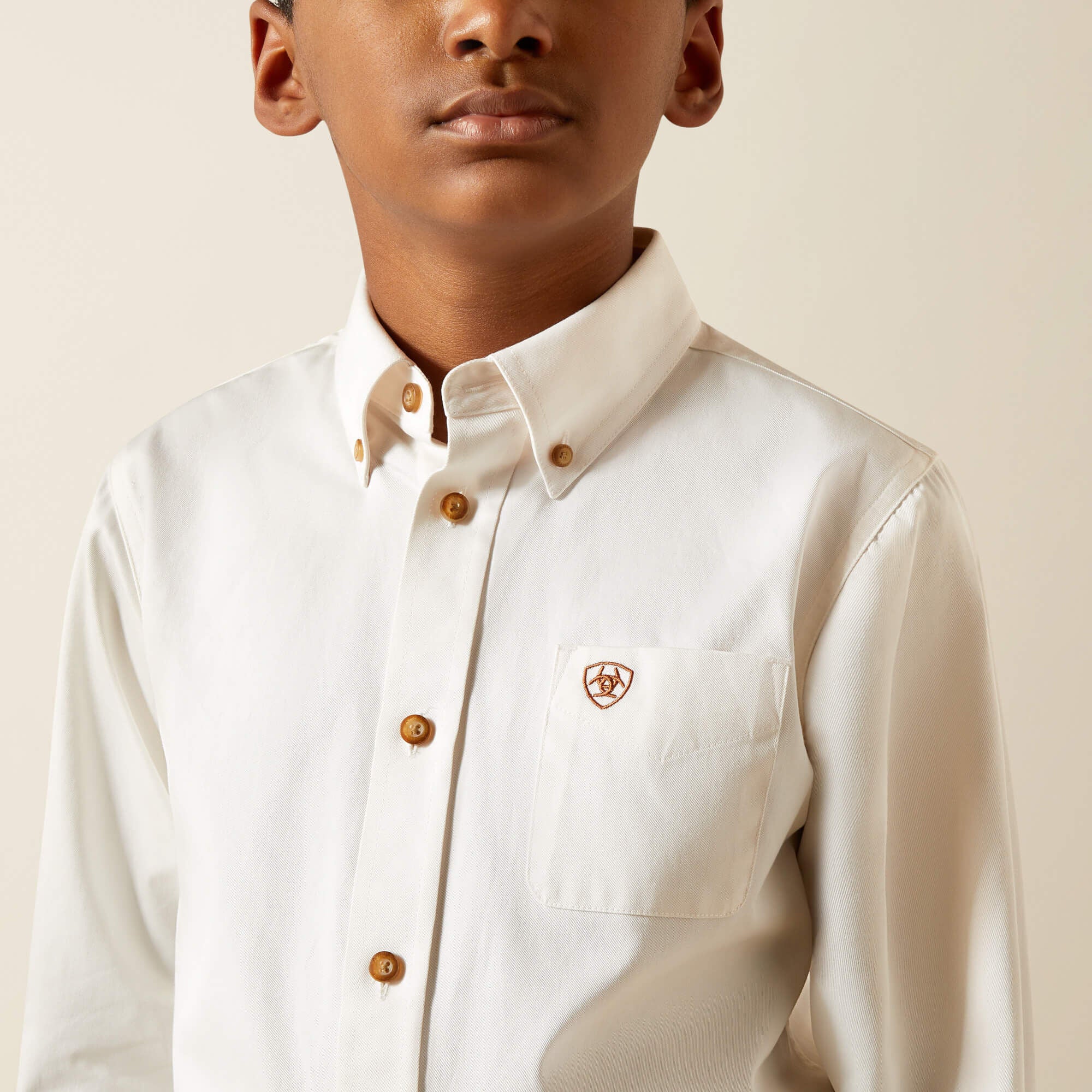 Ariat Solid Twill Classic Fit Shirt Kids