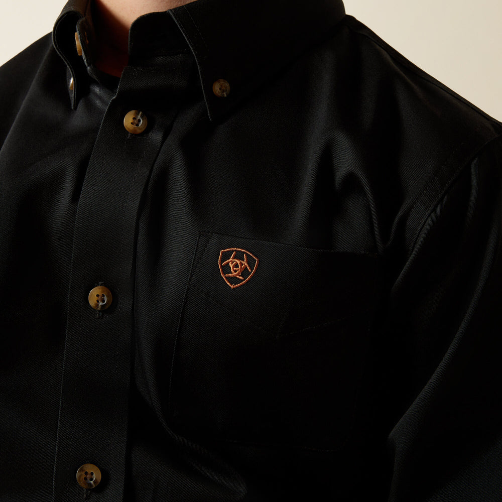 Ariat Solid Twill Classic Fit Shirt Kids