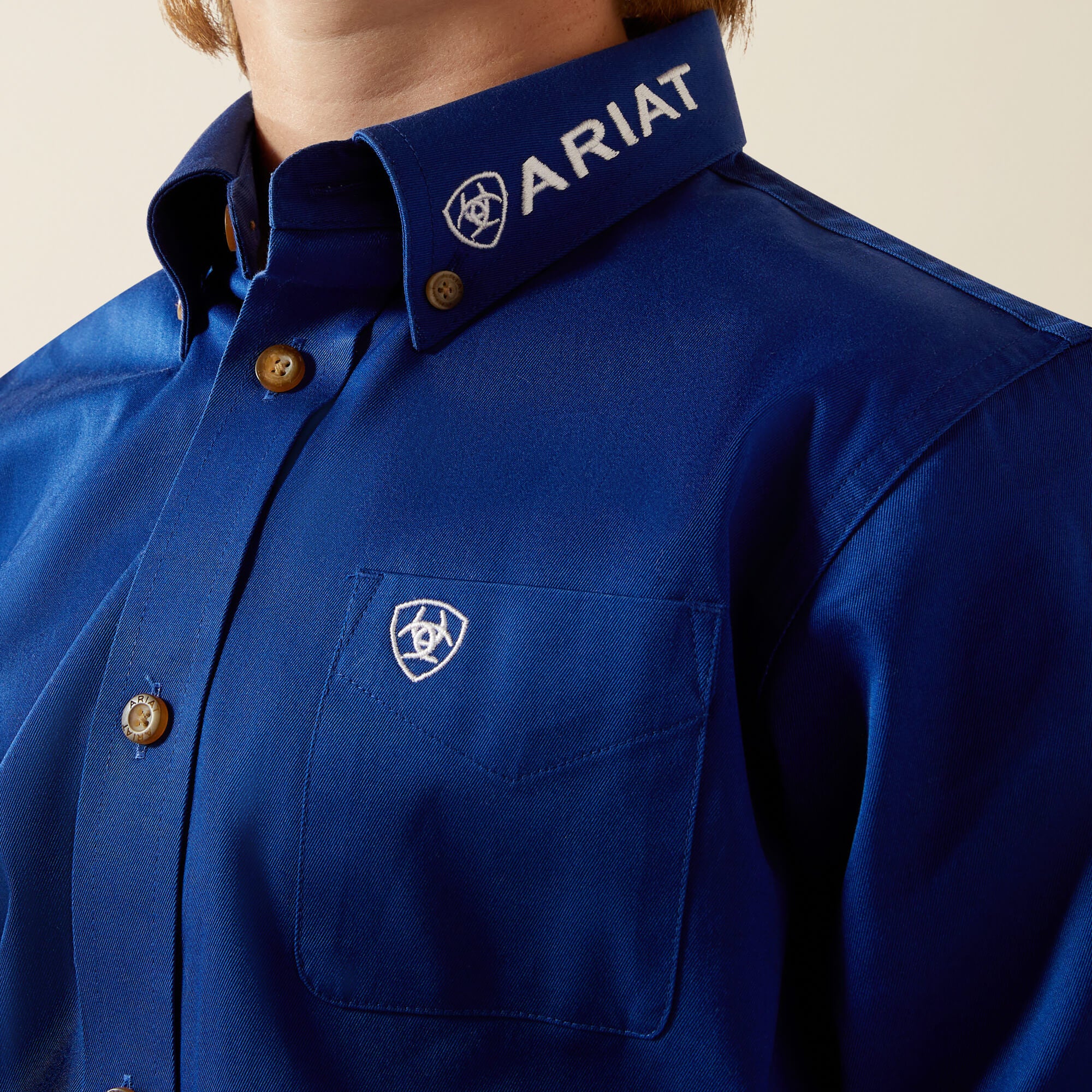 Ariat Team Logo Twill Classic Fit Shirt Kids