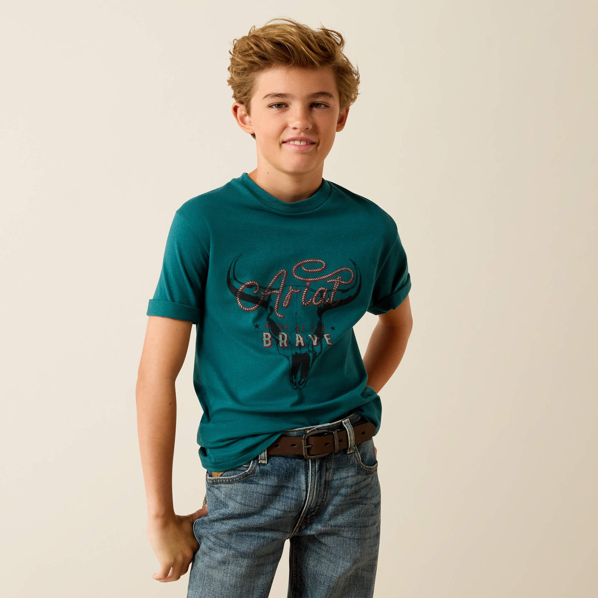 Ariat Ariat Cattle Skull Freedom T-Shirt Kids