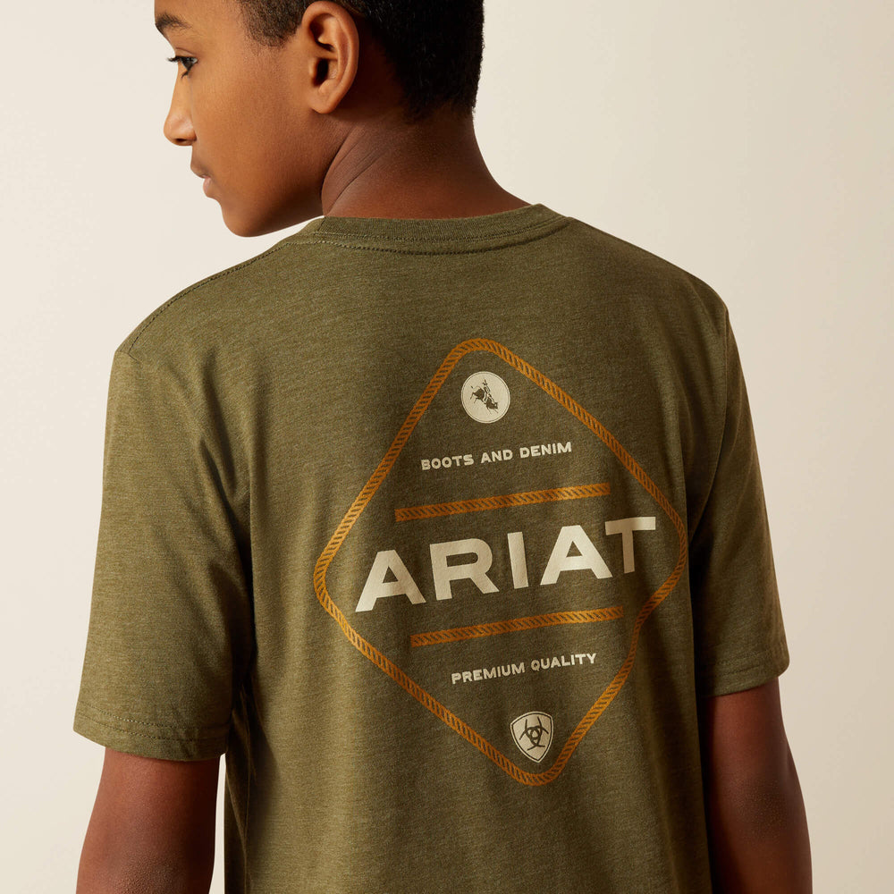 Ariat Ariat Roped Diamond T-Shirt Kids