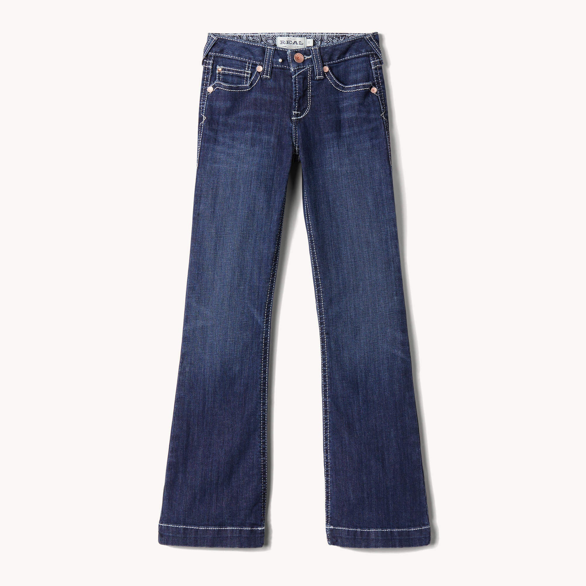 Ariat Trouser Mid Rise Stretch Ella Wide Leg Jean Kids