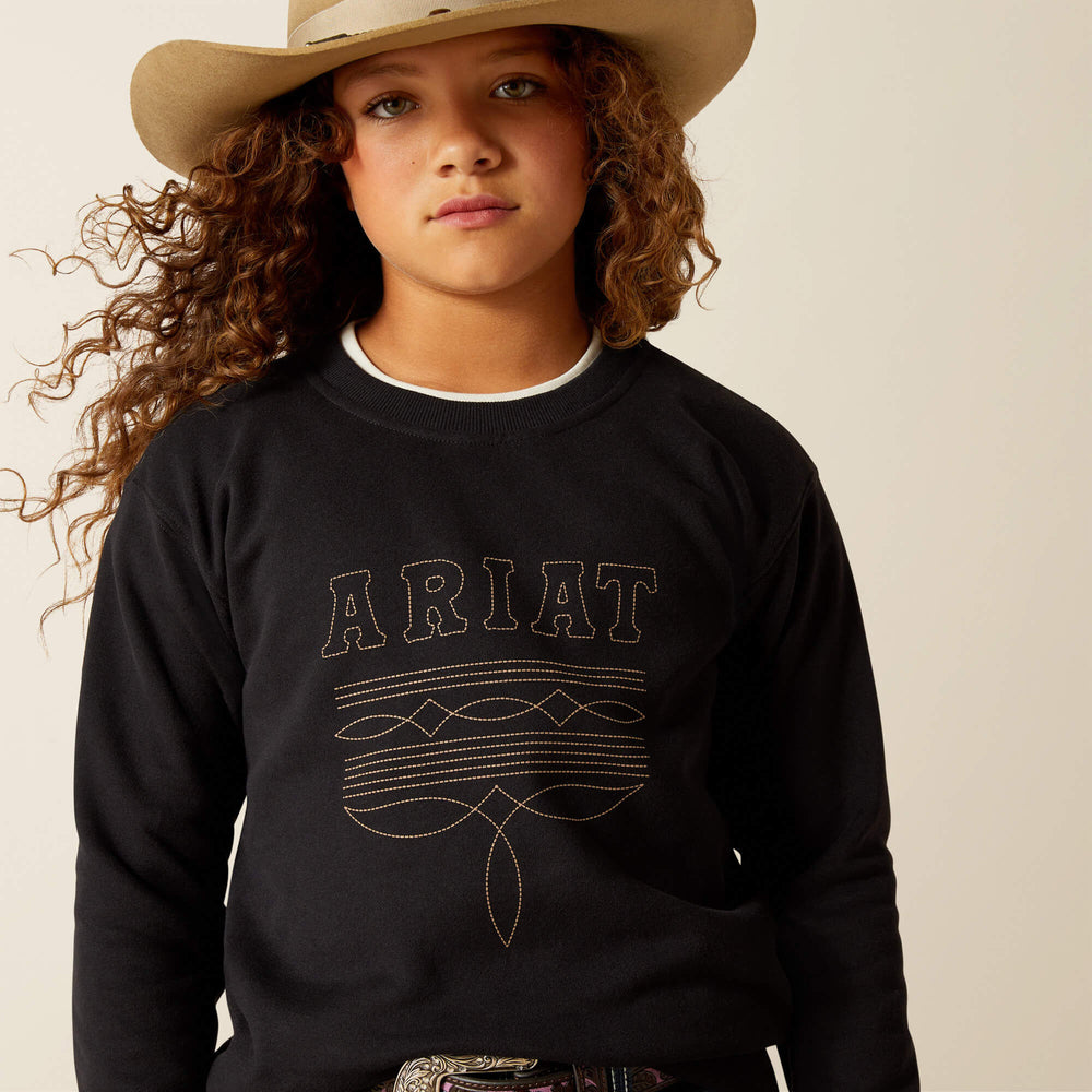 Ariat Booted Logo Sweatshirt Kids