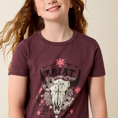 Ariat Ariat Skulls Florals T-Shirt Kids