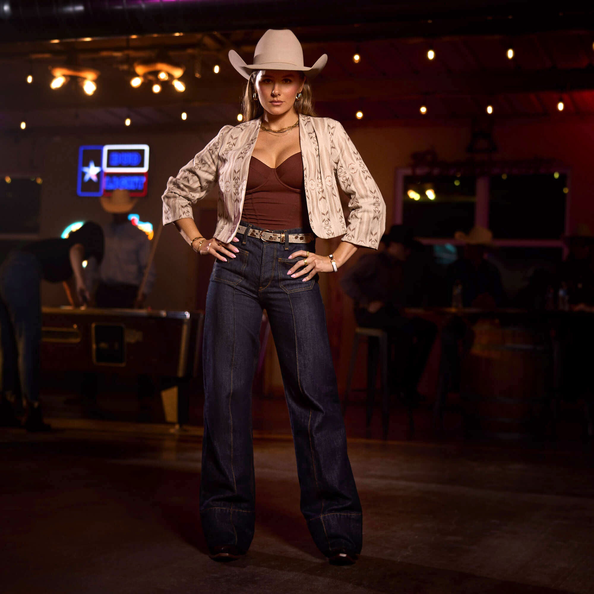 Ariat Ultra High Rise Tomboy Western Utility Wide Leg Jean Trends