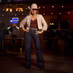 Ariat Ultra High Rise Tomboy Western Utility Wide Leg Jean Trends