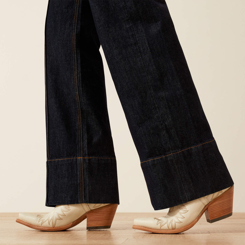 Ariat Ultra High Rise Tomboy Western Utility Wide Leg Jean Trends