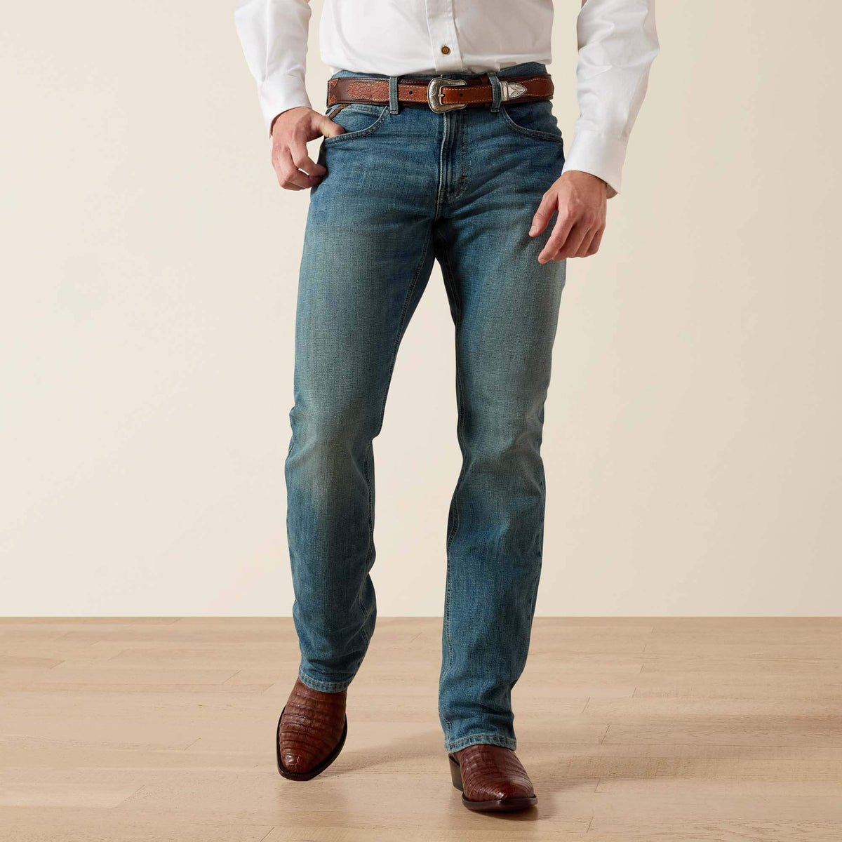 Ariat M4 Low Rise Stretch Legacy Stackable Straight Leg Jean Trends
