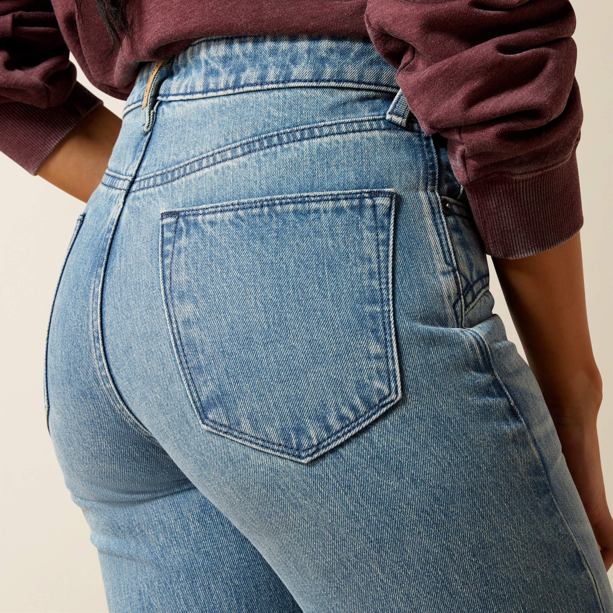 Ariat Ultra High Rise Cheyenne Yoke Tomboy Straight Leg Jean Trends